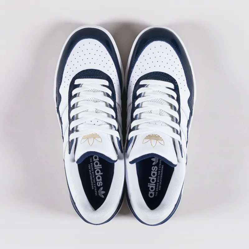 Adidas Skateboarding Tyshawn II Shoes Collegiate Navy Cloud White Grey One-6