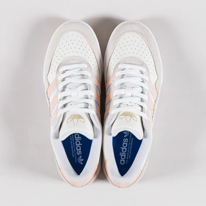 Adidas Skateboarding Tyshawn II Shoes White Coral Off White-6