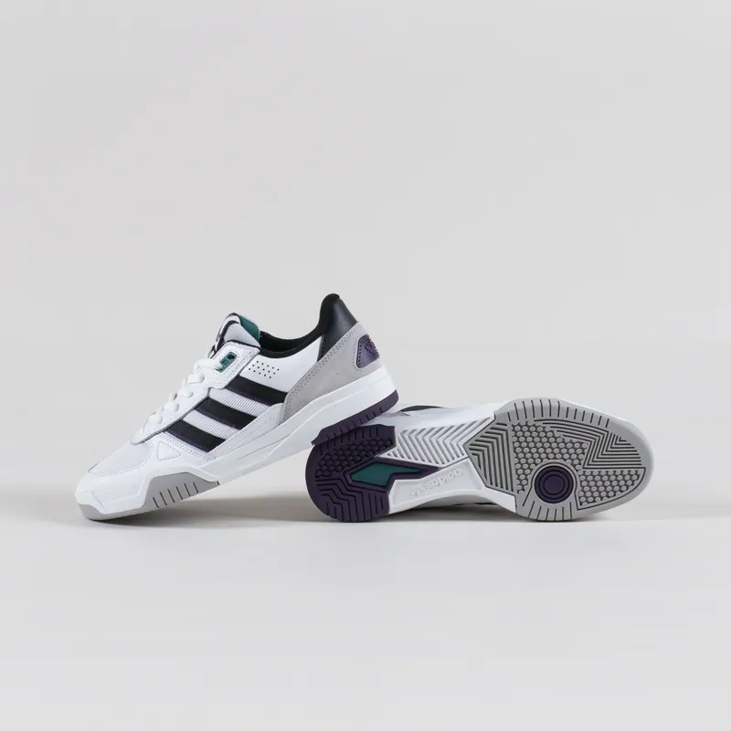 Adidas Skateboarding Tekkira Cup Shoes White Core Black Aurora Plum-3