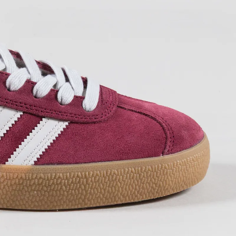 Adidas Skateboarding Gazelle ADV Shoes Red White Gold-5