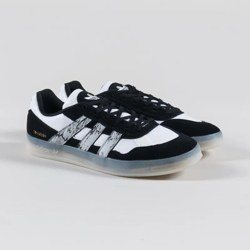 Adidas Skateboarding Aloha Super x Gustav Shoes Black White Chalk