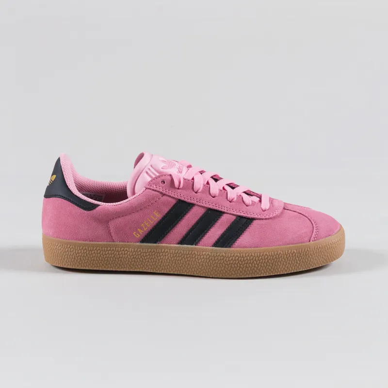 Adidas Skateboarding Gazelle ADV Shoes Pink Black Gum-2