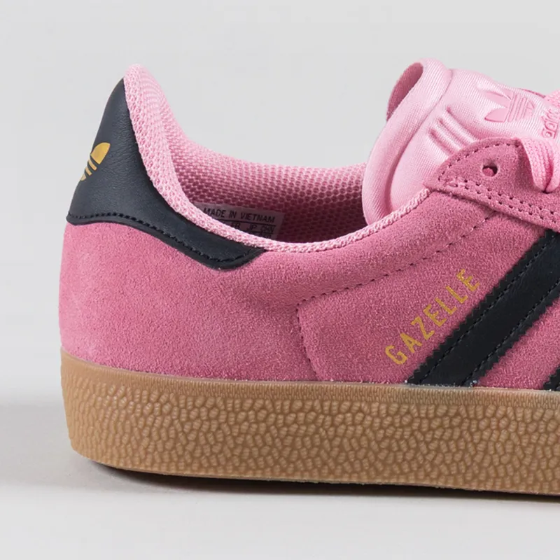 Adidas Skateboarding Gazelle ADV Shoes Pink Black Gum-4