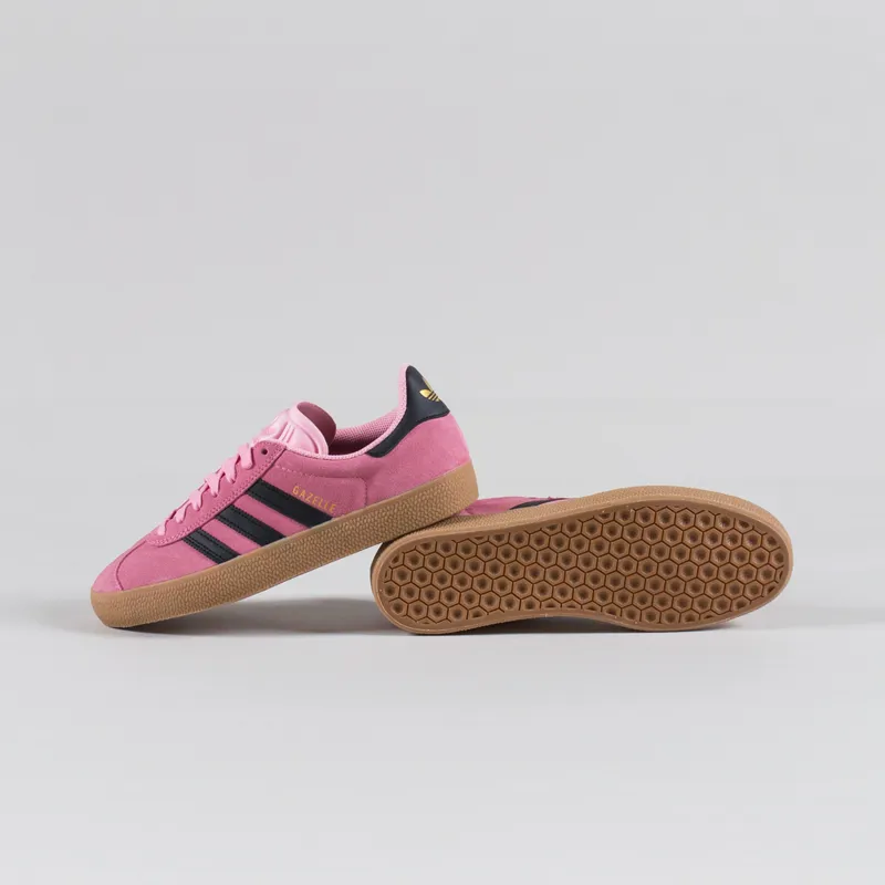 Adidas Skateboarding Gazelle ADV Shoes Pink Black Gum-3