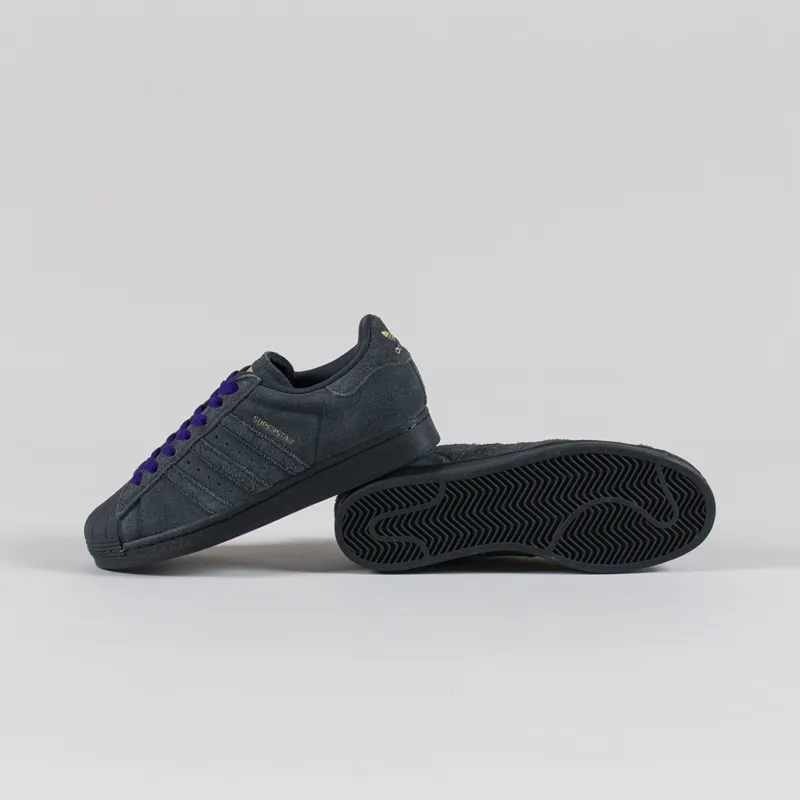 Adidas Skateboarding Superstar ADV Shoes Carbon Purple-3