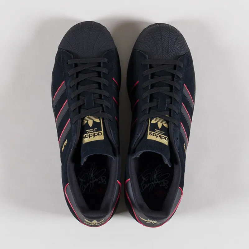 Adidas Skateboarding Superstar ADV x Felipe Shoes Black Scarlet G