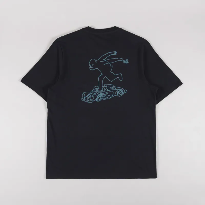 Adidas Skateboarding Shmoofoil Gonz Speedy T Shirt Black Teal