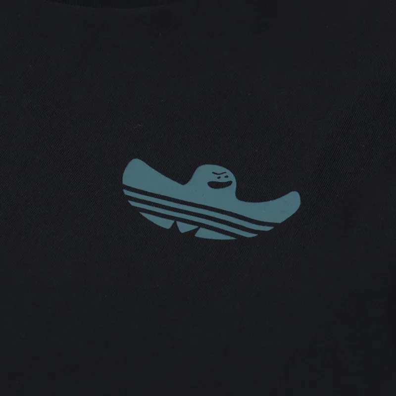 Adidas Skateboarding Shmoofoil Gonz Speedy T Shirt Black Teal-5