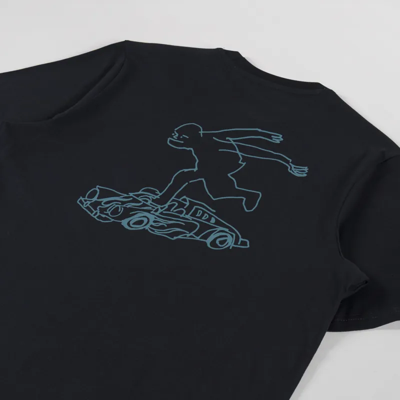 Adidas Skateboarding Shmoofoil Gonz Speedy T Shirt Black Teal-2