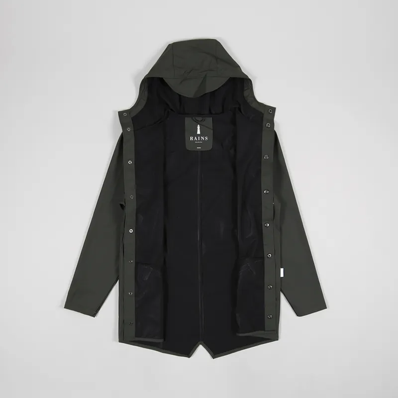 Rains Jacket Green-1