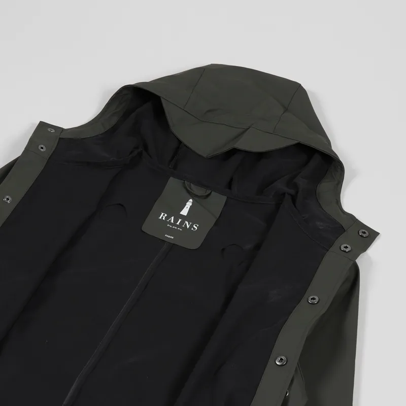 Rains Jacket Green-4