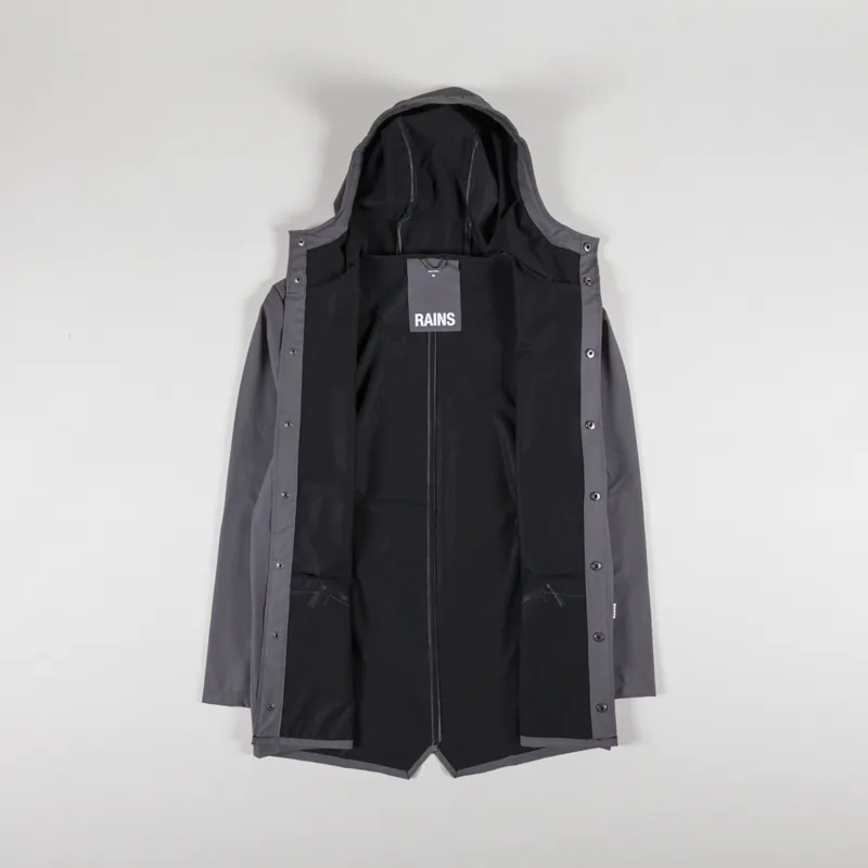 Rains Waterproof Jacket Grey-1