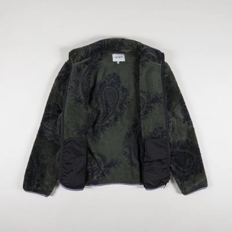 Carhartt WIP Jebson Sweat Jacket Plant Glassy Purple-1