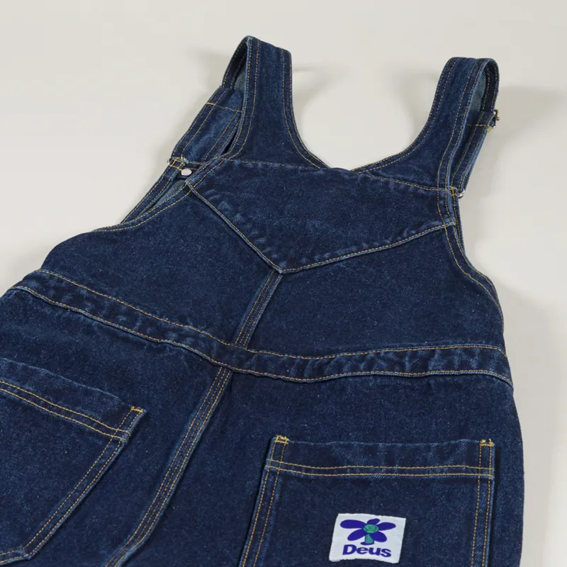 Deus Ex Machina Womens Jewlie Overall Dry Indigo-3