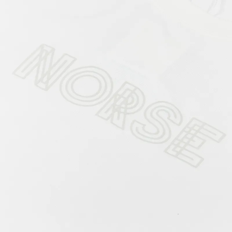Norse Projects Johannes Norse Logo T Shirt Ecru-1