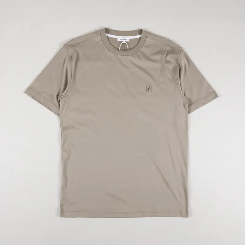 Norse Projects Johannes N Logo T Shirt Sand