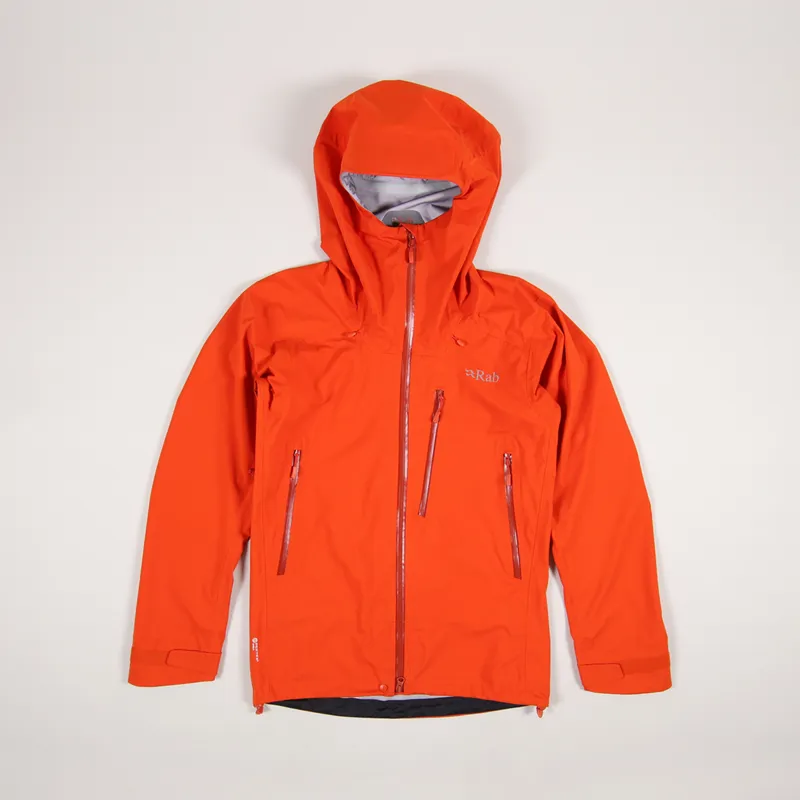 Rab Equipment Mens Waterproof Firewall Jacket Firecracker Orange