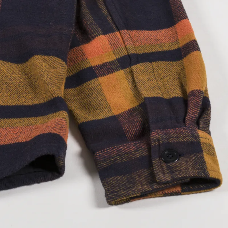 Norse Projects Julian Heavy Twill Overshirt Dark Navy-3