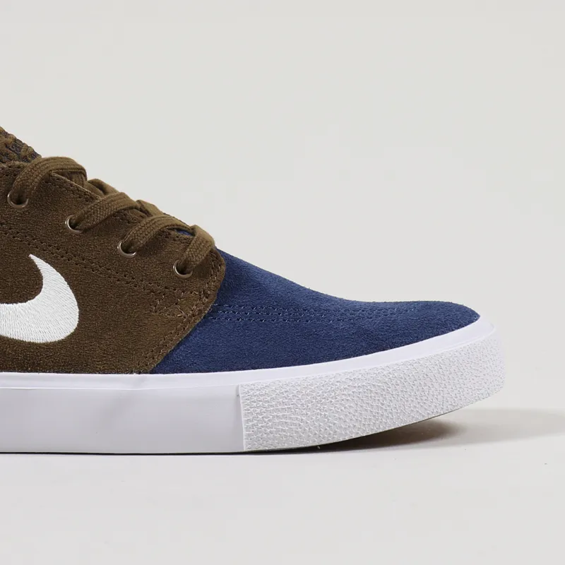Nike SB Zoom Janoski RM Shoes Mystic Navy Sail Yukon Brown-6