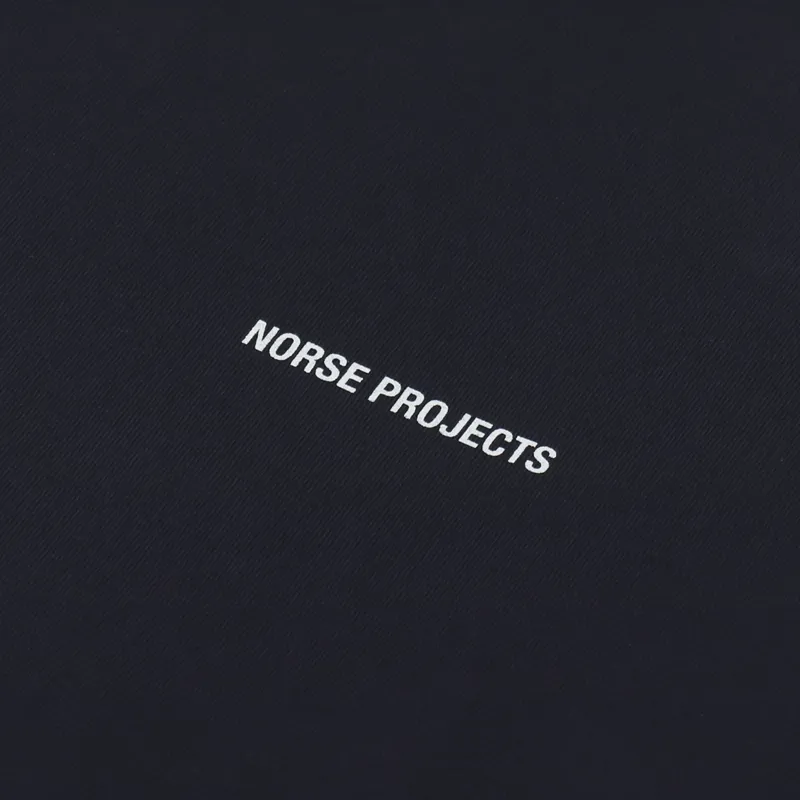 Norse Projects Johannes Standard Logo T Shirt Dark Navy-1