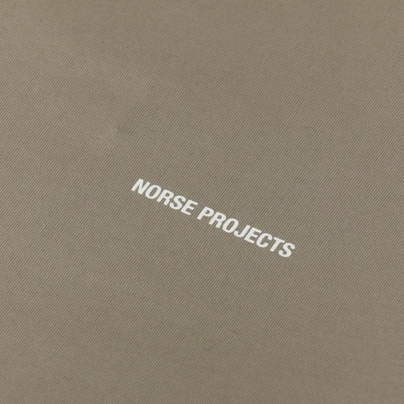 Norse Projects Johannes Standard Logo T Shirt Utility Khaki-1