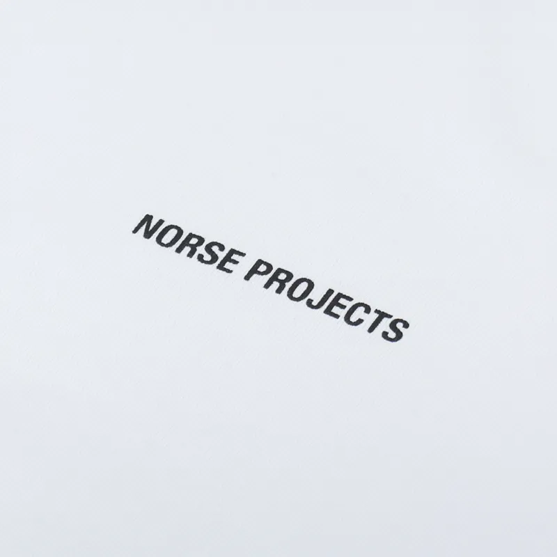 Norse Projects Johannes Standard Logo T Shirt White-1