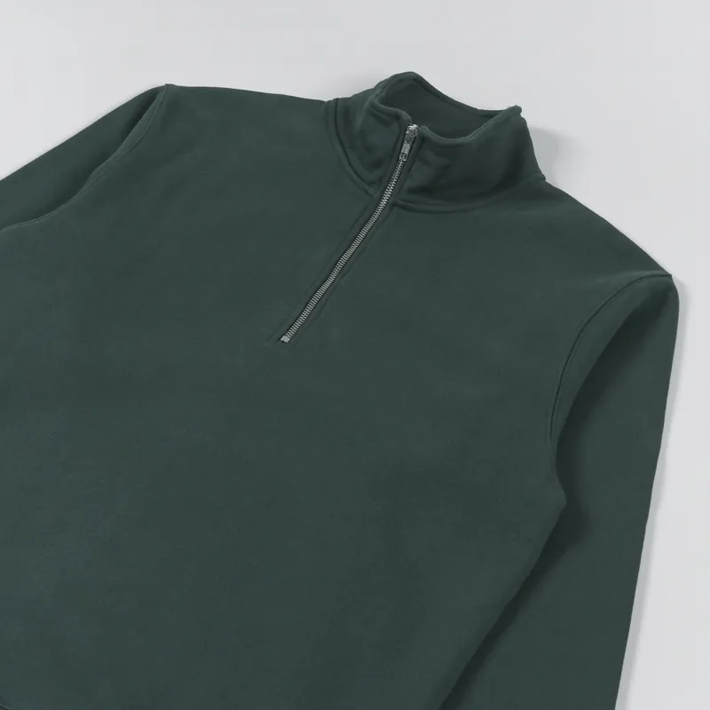 Palmes Tennis Society Jojo Zip Sweatshirt Dark Green-2