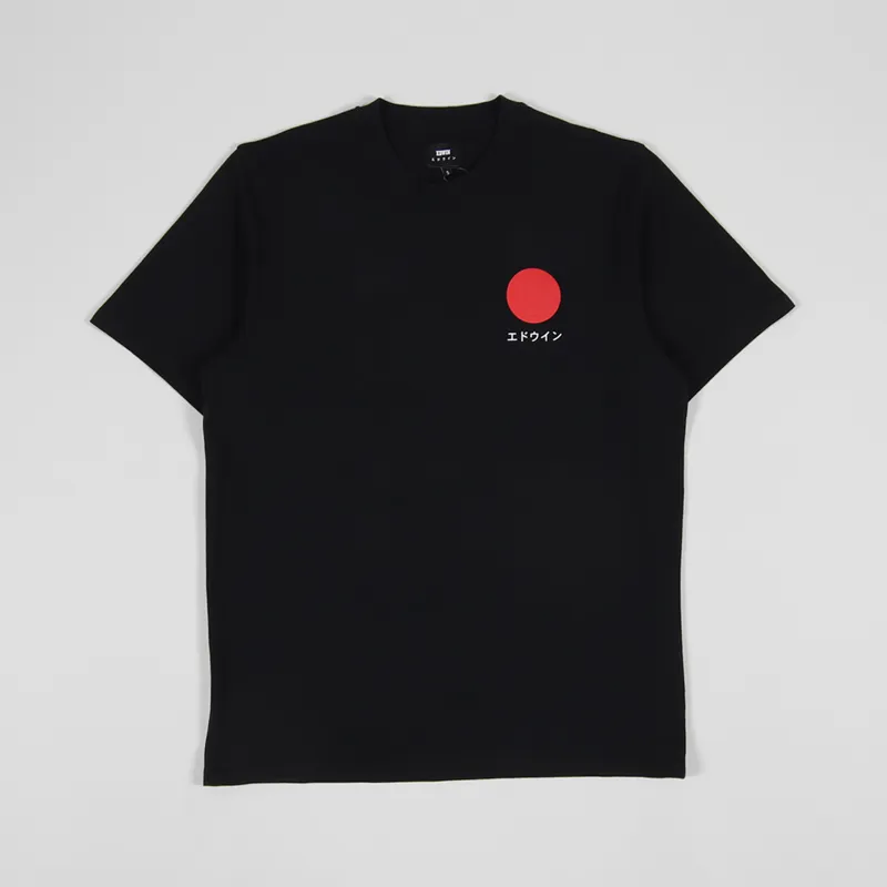 Edwin Japanese Sun T Shirt Black