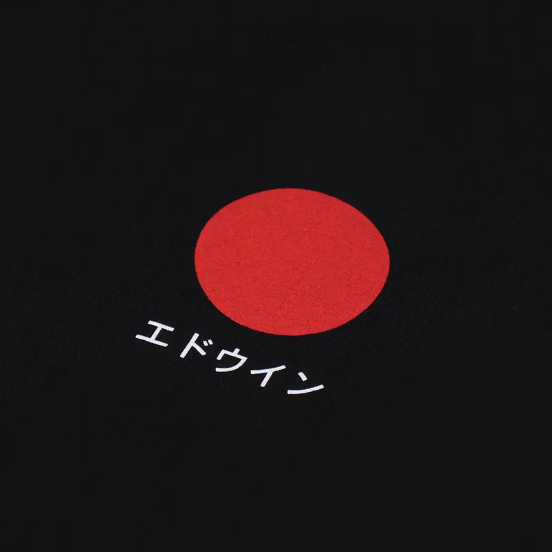Edwin Japanese Sun T Shirt Black-1