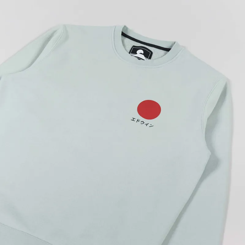 Edwin Japanese Sun Sweat Frosty Green-2
