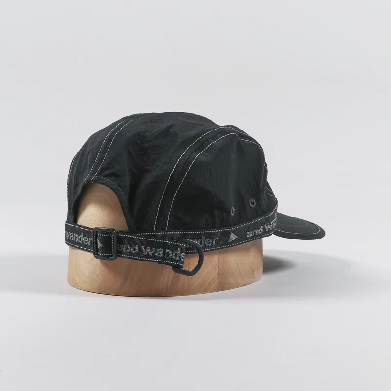 And Wander JQ Tape Cap Black