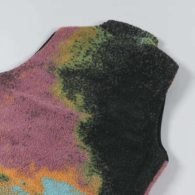Stüssy Men's' Jacquard Dye Sherpa Vest in Pink | LN-CC®