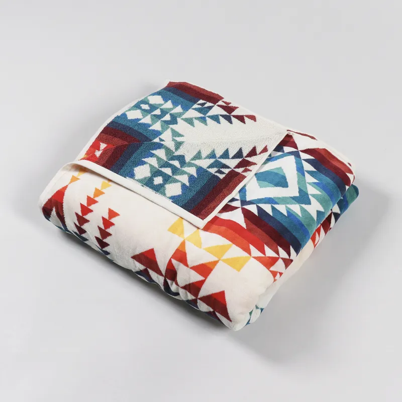 Pendleton Jacquard Towel For Two Pilot Rock Ivory-5