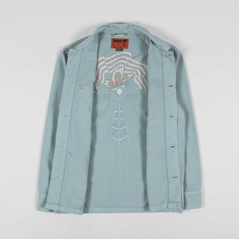 Deus Ex Machina Jethro Work Shirt Mineral Blue-1