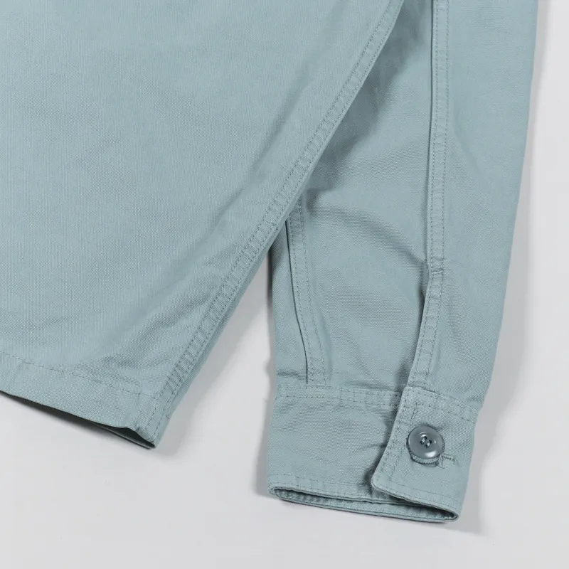 Deus Ex Machina Jethro Work Shirt Mineral Blue-10