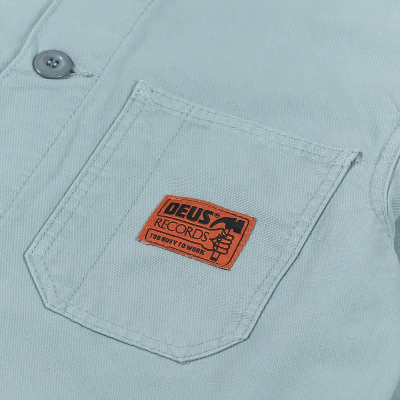 Deus Ex Machina Jethro Work Shirt Mineral Blue-8
