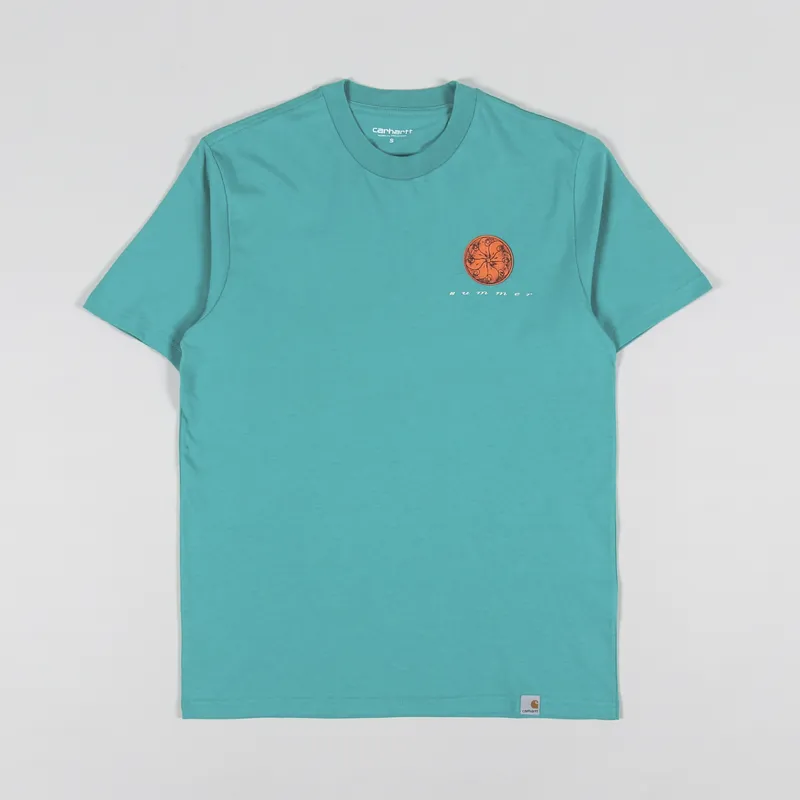 Carhartt WIP Juice T Shirt Caribbean-1
