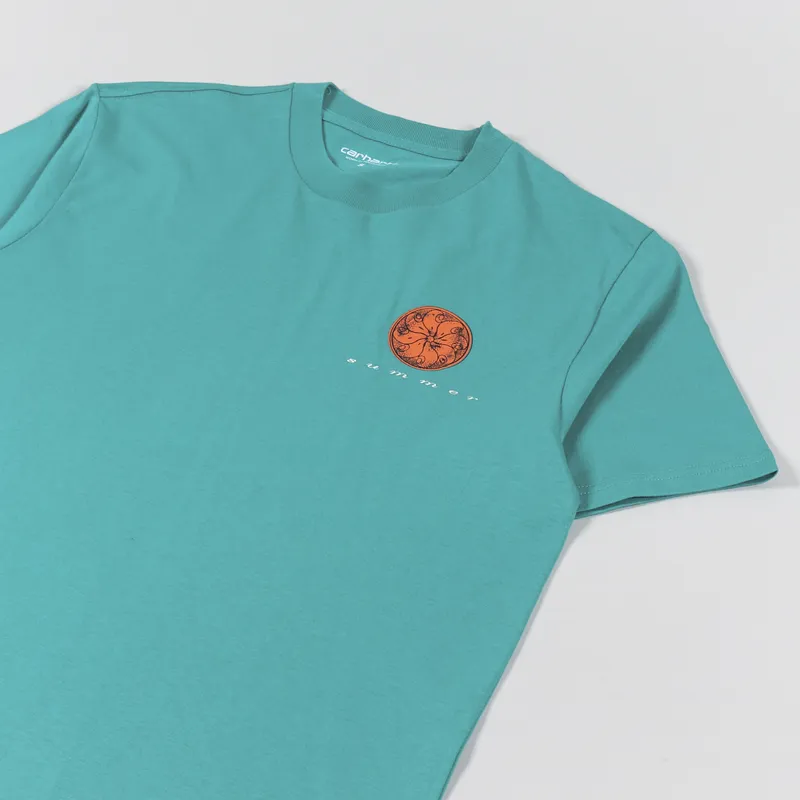 Carhartt WIP Juice T Shirt Caribbean-3