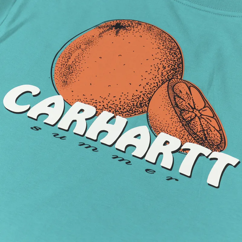 Carhartt WIP Juice T Shirt Caribbean-4