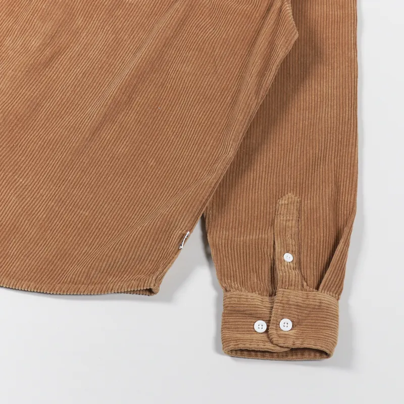 Obey Julian Woven Shirt Shirt Brown Sugar-4