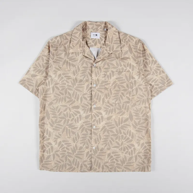NN07 Julio Short Sleeve Shirt Greige