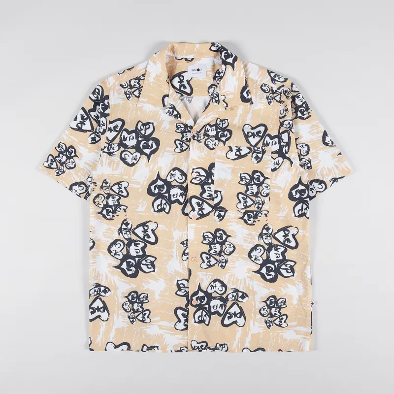 NN07 Julio Short Sleeve Shirt Prairie Sunset