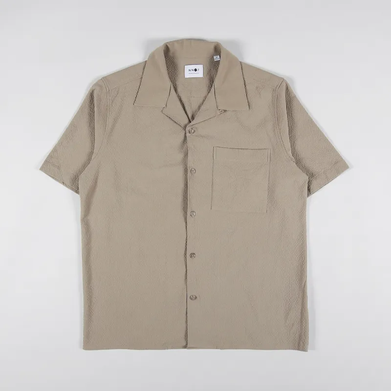 NN07 Julio Short Sleeve Shirt Greige