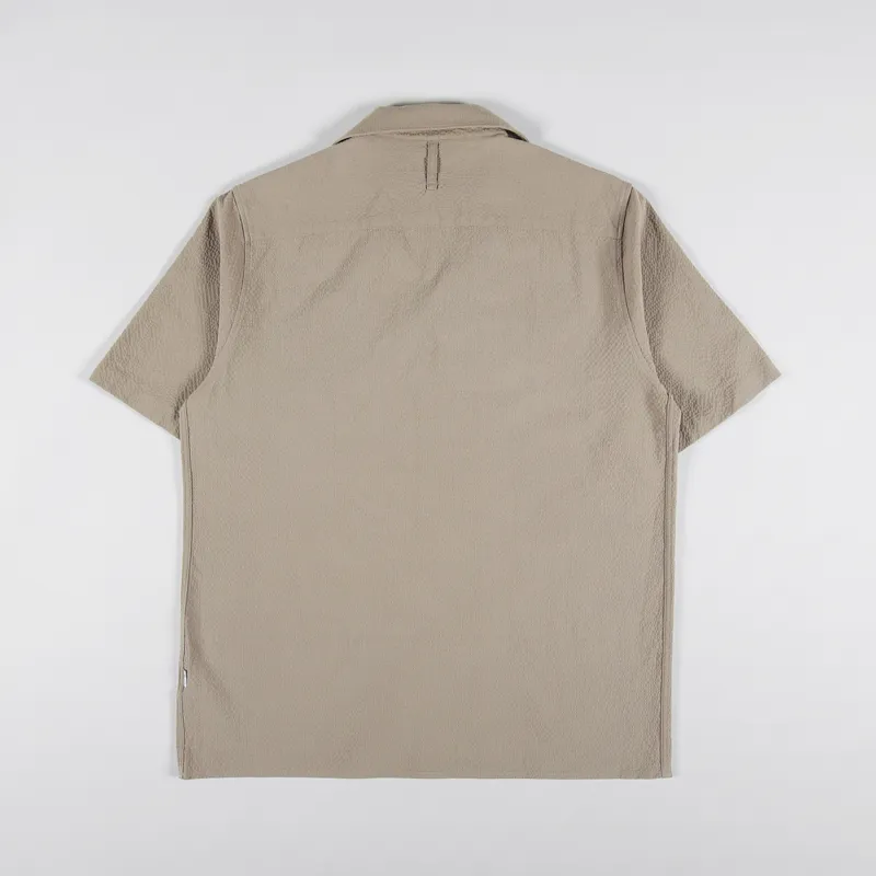 NN07 Julio Short Sleeve Shirt Greige-1