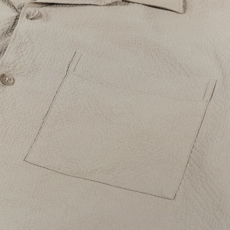 NN07 Julio Short Sleeve Shirt Greige-5