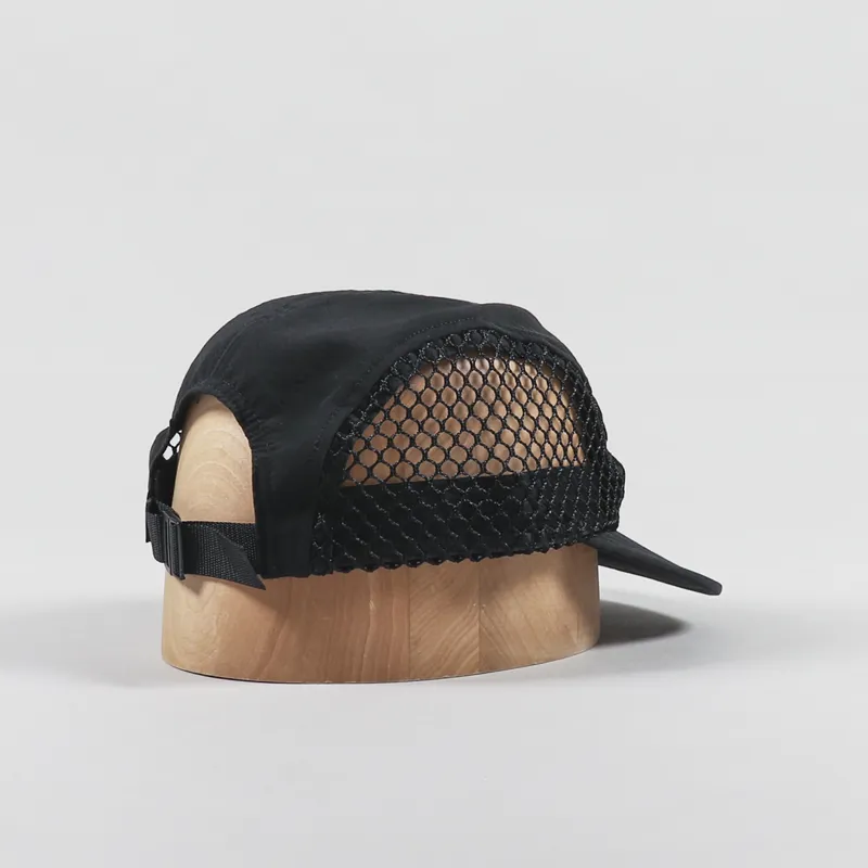 The Quiet Life Jumbo Mesh 5 Panel Camper Hat Black-1