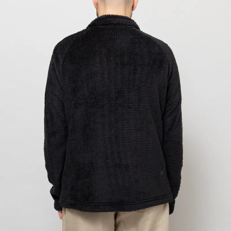 66 North Hrannar Alpha Zip Neck Fleece Black-3