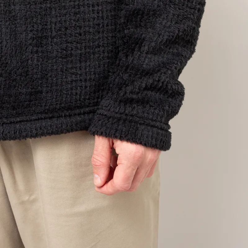 66 North Hrannar Alpha Zip Neck Fleece Black-7