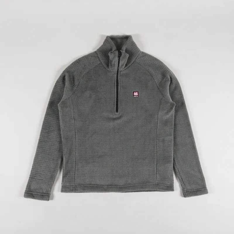 66 North Hrannar Alpha Zip Neck Fleece Glacial Clay