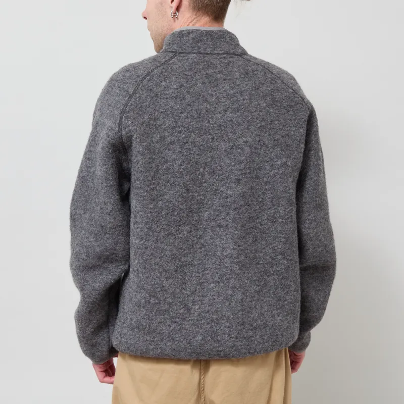 66 North Kaldi Half Zip Ash Grey-2